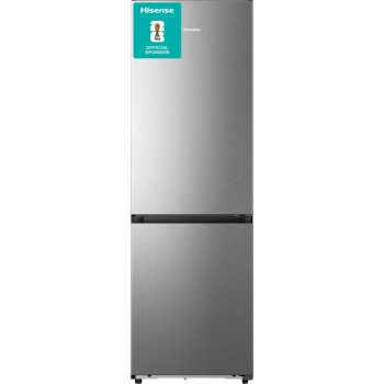 Hisense RB3K330SAIC - Vrijstaande koel-vriescombinatie - 185 cm hoog - 330 liter - Energielabel C - Geluidsniveau 35 dB - LED Display - SuperCool - FastFreeze - Deuralarm - Kinderslot - Interverter Compressor - ConnectLife