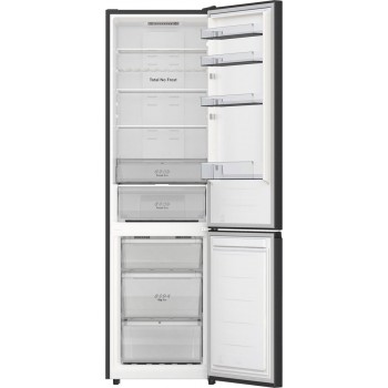 Hisense RB440N4AFC - Koelvriescombinatie vrijstaand - Zwart - 336 liter - Rechtsdraaiend (omkeerbaar) - C label - 35 dB(A) - NoFrost