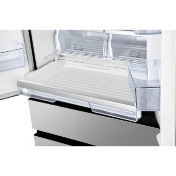 Hisense RF540N4SBI2 - Amerikaanse koelkast - RVS - French door - Inhoud 302 liter - SuperCool - MetalCooling