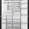 Hisense RS818N4IFD- Amerikaanse koelkast - Energielabel D - Vaste Wateraansluiting - Water- & ijsdispenser - Metal Cooling - No Frost - Multi-Air Flow - Fast Freeze - 35dB (A) - Inverter Compressor - 632 Liter