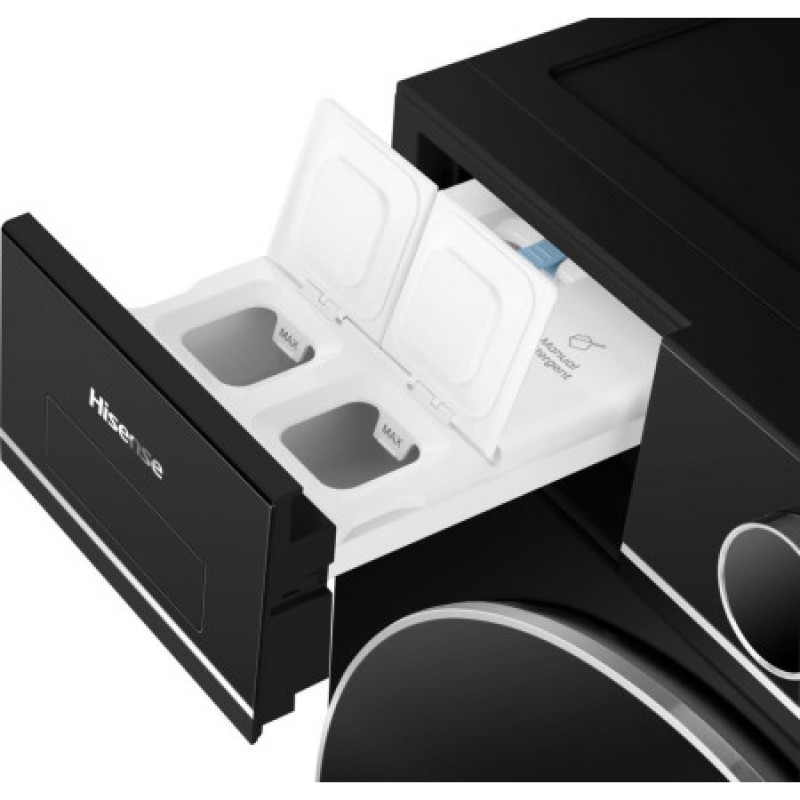 Hisense WD5I1045BBQ - Was-droogcombinatie - 10.5 kg wassen - 6 kg drogen - 1400 tpm - Energieklasse D