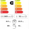 Hisense WD5S1045BB - Was-droogcombinatie - 10.5 kg - 1400 tpm - Energieklasse D - Zwart