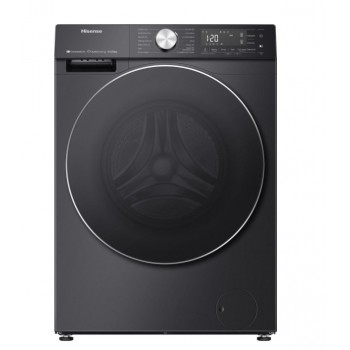 Hisense WD5S1045BB - Was-droogcombinatie - 10.5 kg - 1400 tpm - Energieklasse D - Zwart