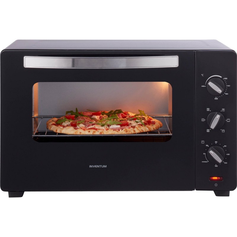 Inventum OV457B Vrijstaande oven - 45L - Hetelucht - Draaispit - 100-230°C - 5 ovenstanden - Zwart