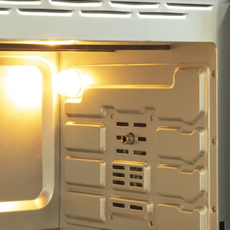 Inventum OV457B Vrijstaande oven - 45L - Hetelucht - Draaispit - 100-230°C - 5 ovenstanden - Zwart