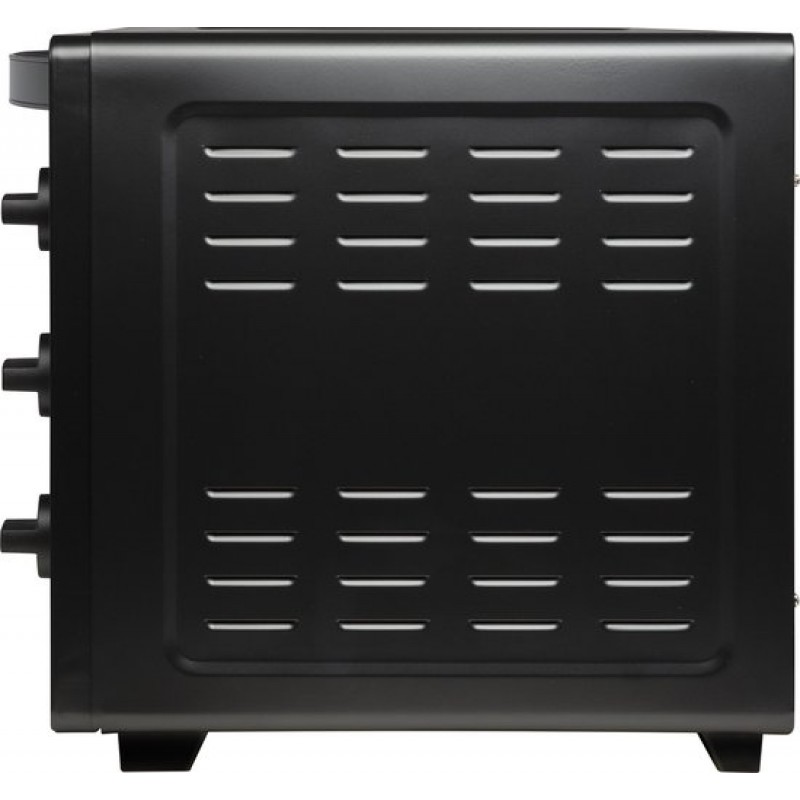 Inventum OV457B Vrijstaande oven - 45L - Hetelucht - Draaispit - 100-230°C - 5 ovenstanden - Zwart