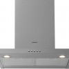 Inventum AKB6005RVS platte wandschouw afzuigkap 60 cm - Afzuigcapaciteit 630 m3/h - Geschikt voor open keuken - 3 standen - Ledspots - Luchtafvoer en recirculatie - RVS