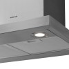 Inventum AKB6005RVS platte wandschouw afzuigkap 60 cm - Afzuigcapaciteit 630 m3/h - Geschikt voor open keuken - 3 standen - Ledspots - Luchtafvoer en recirculatie - RVS