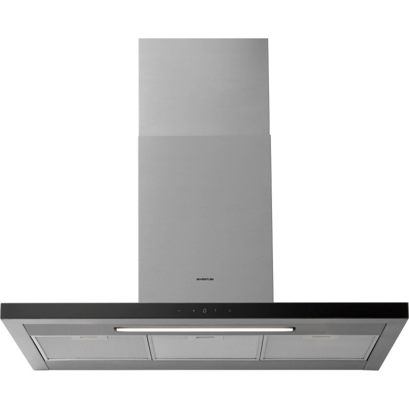 Inventum AKB9015RVS - Wandschouw afzuigkap - 90 cm - 700 m3/h - 4 standen - Timer - BLDC motor - Energieklasse A++ - RVS