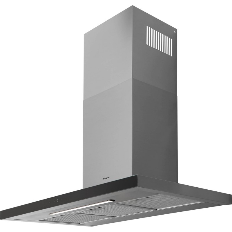 Inventum AKB9015RVS - Wandschouw afzuigkap - 90 cm - 700 m3/h - 4 standen - Timer - BLDC motor - Energieklasse A++ - RVS