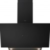 Inventum AKD8005ZWA schuine wandschouw afzuigkap 80 cm - Afzuigcapaciteit 660 m3/h - Geschikt voor open keuken - 4 standen - Timer - Display met tiptoetsen - Ledspots - Luchtafvoer en recirculatie - Zwart