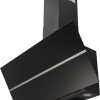 Inventum AKD9015GTZ schuine wandschouw afzuigkap 90 cm - Afzuigcapaciteit 660 m3/h - Geschikt voor open keuken - 4 standen - Timer - Display met tiptoetsen - Automatisch uitschakelen - Ledspots - Energielabel A++ - Luchtafvoer en recirculatie - Zwart