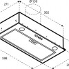 Inventum AKI6005ZWA inbouw afzuigkap 60 cm - Afzuigcapaciteit 325 m3/h - Geschikt voor grote keuken - 3 standen - Ledverlichting - Luchtafvoer en recirculatie - Zwart