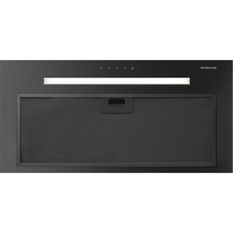 Inventum AKI6005ZWA inbouw afzuigkap 60 cm - Afzuigcapaciteit 325 m3/h - Geschikt voor grote keuken - 3 standen - Ledverlichting - Luchtafvoer en recirculatie - Zwart