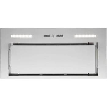 Inventum AKI6015RVS inbouw afzuigkap 60 cm - Afzuigcapaciteit 645 m3/h - Geschikt voor open keuken - 4 standen - Timer - Ledverlichting - Luchtafvoer en recirculatie - RVS