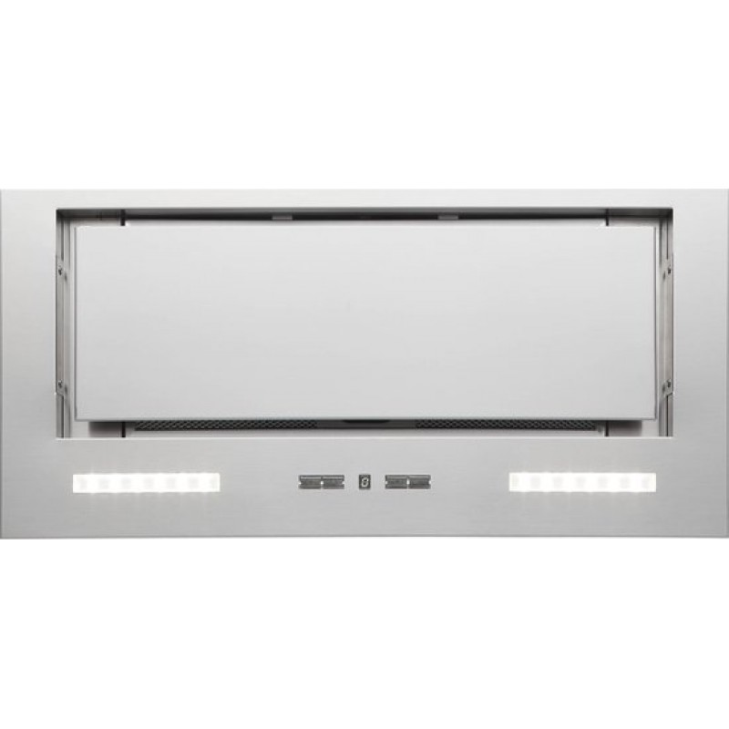 Inventum AKI6015RVS inbouw afzuigkap 60 cm - Afzuigcapaciteit 645 m3/h - Geschikt voor open keuken - 4 standen - Timer - Ledverlichting - Luchtafvoer en recirculatie - RVS