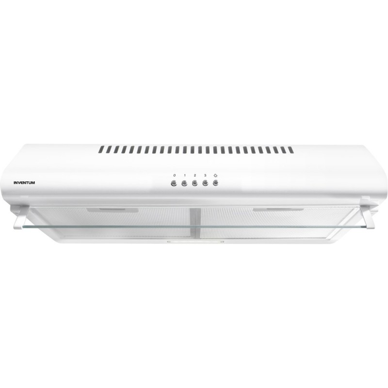 Inventum AKO6012WIT onderbouw afzuigkap 60 cm - Afzuigcapaciteit 326,4 m3/h - Geschikt voor grote keuken - 3 standen - Ledverlichting - Luchtafvoer en recirculatie - Wit