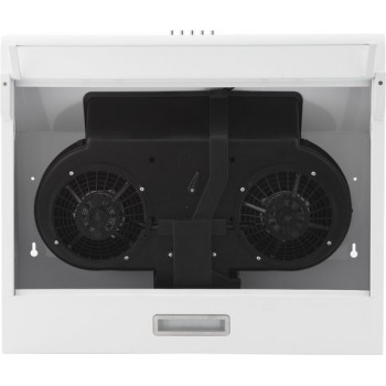 Inventum AKO6012WIT onderbouw afzuigkap 60 cm - Afzuigcapaciteit 326,4 m3/h - Geschikt voor grote keuken - 3 standen - Ledverlichting - Luchtafvoer en recirculatie - Wit