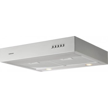 Inventum AKO6015RVS onderbouw afzuigkap 60 cm - Afzuigcapaciteit 350 m3/h - Geschikt voor grote keuken - 3 standen - Ledspots - Luchtafvoer en recirculatie - RVS