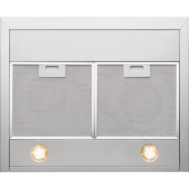 Inventum AKO6015RVS onderbouw afzuigkap 60 cm - Afzuigcapaciteit 350 m3/h - Geschikt voor grote keuken - 3 standen - Ledspots - Luchtafvoer en recirculatie - RVS