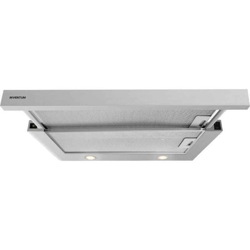 Inventum AKV6004RVS vlakscherm afzuigkap 60 cm - Afzuigcapaciteit 325 m3/h - Geschikt voor grote keuken - 3 standen - Ledspots - Luchtafvoer en recirculatie - RVS