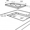 Inventum IKI3008 inbouw inductiekookplaat 30 cm - 1-fase - 2 kookzones - Boost - Timer - Kinderslot - Randloos - Elektrische kookplaat 2 pits - Zwart