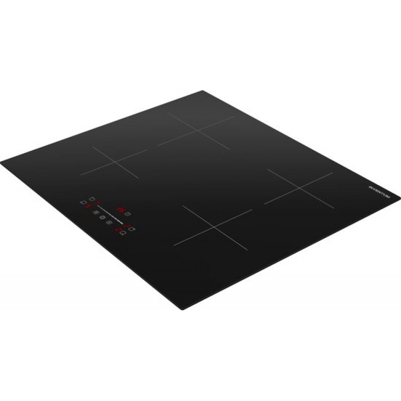 Inventum IKI6008 inbouw inductiekookplaat 60 cm - 1-fase - 4 kookzones - Boost - Timer - Kinderslot - Randloos - Elektrische kookplaat 4 pits - Zwart
