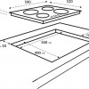 Inventum IKI6008 inbouw inductiekookplaat 60 cm - 1-fase - 4 kookzones - Boost - Timer - Kinderslot - Randloos - Elektrische kookplaat 4 pits - Zwart