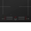 Inventum IKI6035 inbouw inductiekookplaat 60 cm - 1- of 2-fase - 4 kookzones - Bridgefunctie - Boost - Timer - Kinderslot - Facetrand voorzijde - Elektrische kookplaat 4 pits - Zwart