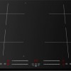 Inventum IKI6035 inbouw inductiekookplaat 60 cm - 1- of 2-fase - 4 kookzones - Bridgefunctie - Boost - Timer - Kinderslot - Facetrand voorzijde - Elektrische kookplaat 4 pits - Zwart