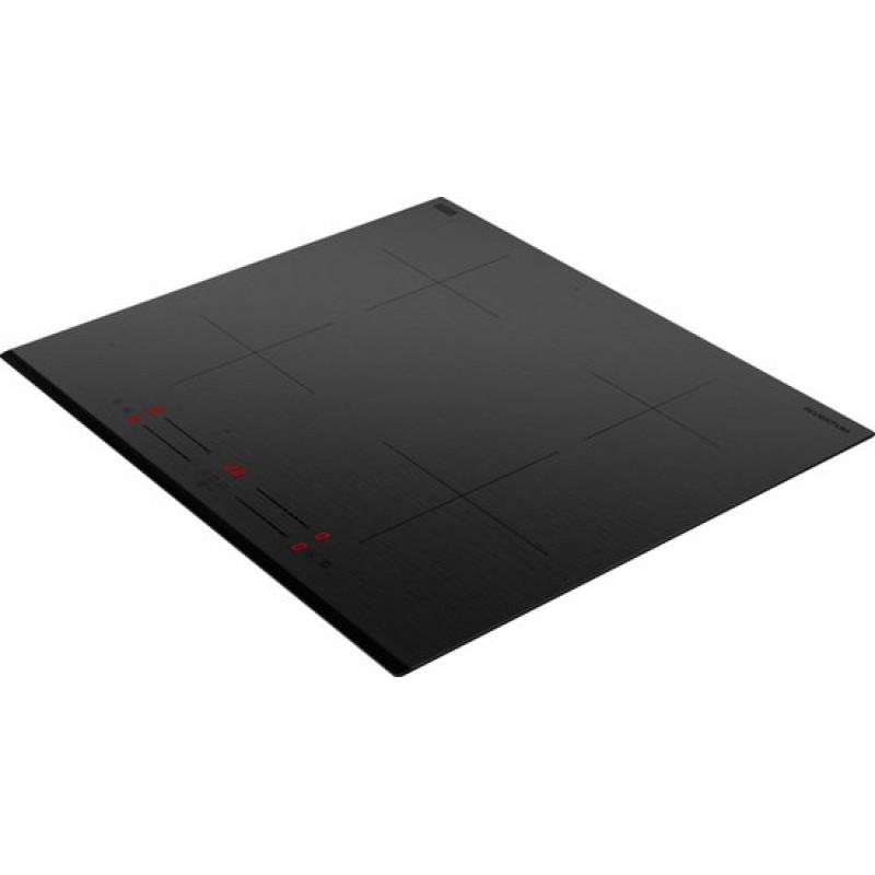 Inventum IKI6035MAT matte inbouw inductiekookplaat 60 cm - 1- of 2-fase - 4 kookzones - Bridgefunctie - Boost - Timer - Kinderslot - Facetrand voorzijde - Elektrische kookplaat 4 pits - Mat Zwart