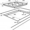 Inventum IKI6035MAT matte inbouw inductiekookplaat 60 cm - 1- of 2-fase - 4 kookzones - Bridgefunctie - Boost - Timer - Kinderslot - Facetrand voorzijde - Elektrische kookplaat 4 pits - Mat Zwart