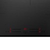 Inventum IKI7735MAT matte inbouw inductiekookplaat 77 cm - 1- of 2-fase - 4 kookzones - Bridgefunctie - Boost - Timer - Kinderslot - Facetrand voorzijde - Elektrische kookplaat 4 pits - Mat Zwart