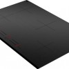 Inventum IKI7735MAT matte inbouw inductiekookplaat 77 cm - 1- of 2-fase - 4 kookzones - Bridgefunctie - Boost - Timer - Kinderslot - Facetrand voorzijde - Elektrische kookplaat 4 pits - Mat Zwart