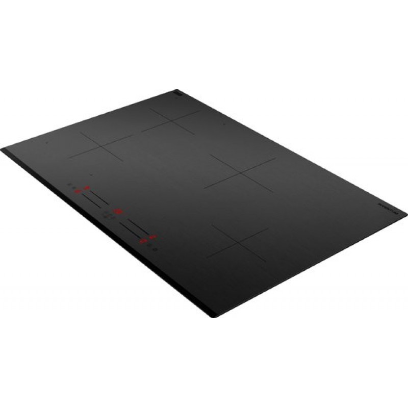 Inventum IKI7735MAT matte inbouw inductiekookplaat 77 cm - 1- of 2-fase - 4 kookzones - Bridgefunctie - Boost - Timer - Kinderslot - Facetrand voorzijde - Elektrische kookplaat 4 pits - Mat Zwart