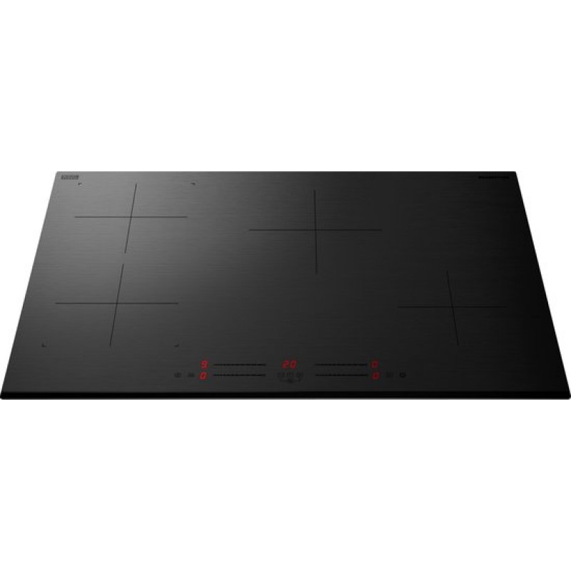 Inventum IKI7735MAT matte inbouw inductiekookplaat 77 cm - 1- of 2-fase - 4 kookzones - Bridgefunctie - Boost - Timer - Kinderslot - Facetrand voorzijde - Elektrische kookplaat 4 pits - Mat Zwart