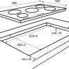 Inventum IKI9035MAT matte inbouw inductiekookplaat 90 cm - 2-fase - 5 kookzones - 2x Bridgefunctie - Boost - Timer - Kinderslot - Facetrand voorzijde - Elektrische kookplaat 5 pits - Mat Zwart