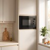 Inventum IMC6032FZWA Inbouw combimagnetron - 32L - 1000W - 38cm - Hetelucht- en grillfunctie - Zwart