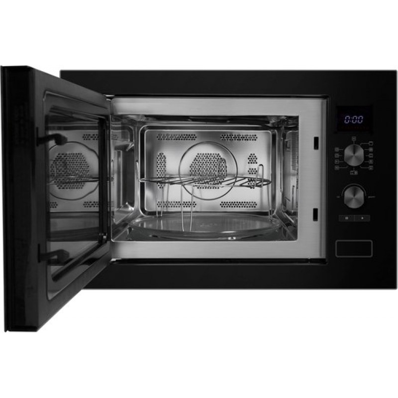 Inventum IMC6032FZWA Inbouw combimagnetron - 32L - 1000W - 38cm - Hetelucht- en grillfunctie - Zwart