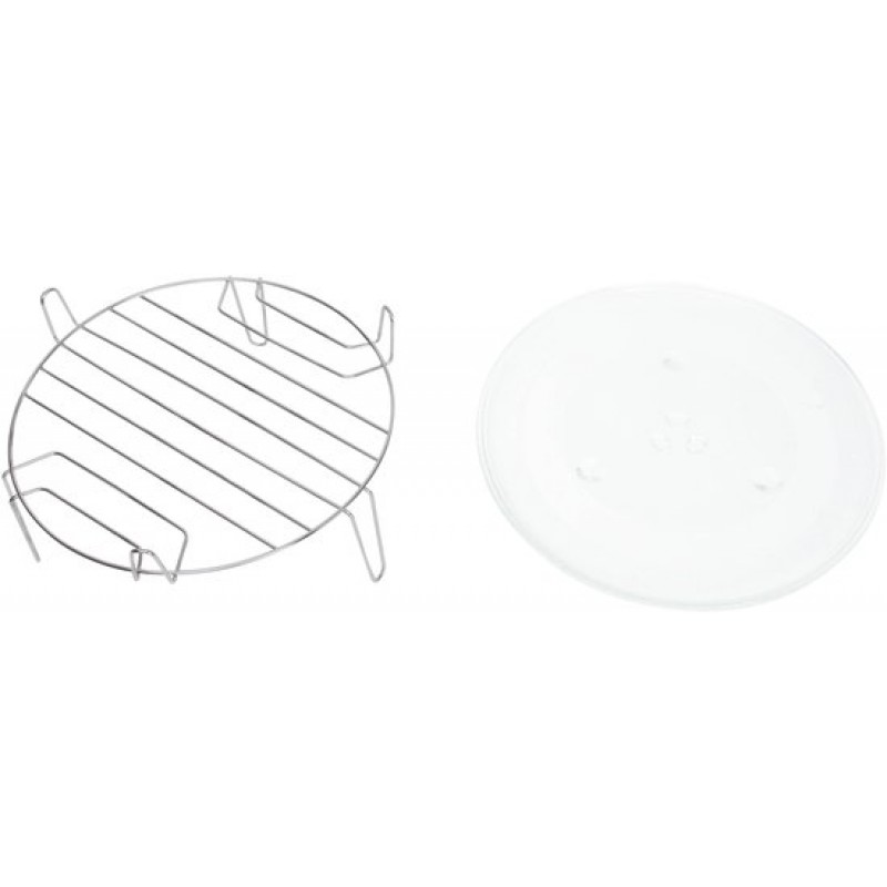 Inventum IMC6032FZWA Inbouw combimagnetron - 32L - 1000W - 38cm - Hetelucht- en grillfunctie - Zwart