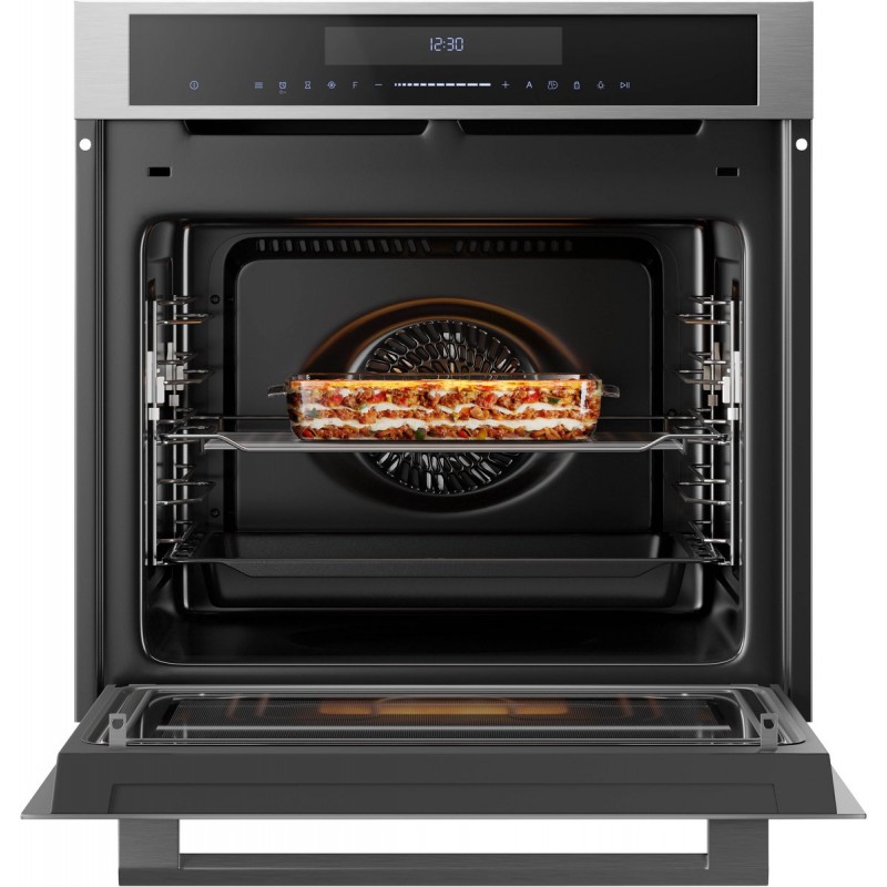 Inventum IMC6035RT - Inbouw combi-oven - Hetelucht - Magnetron - Grill - 72 liter - 60 cm hoog - Tot 250 graden - Zwart/RVS