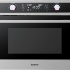 Inventum IMC6044RK - Inbouw combi-oven - Hetelucht - Magnetron - Grill - 44 liter - 45 cm hoog - Tot 230 graden - RVS/Zwart