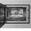 Inventum IMC6132F - Inbouw combi-oven - Hetelucht - Magnetron - Grill - 32 liter - 45 cm hoog - Tot 220 graden - Zwart/RVS