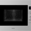Inventum IMC6132F - Inbouw combi-oven - Hetelucht - Magnetron - Grill - 32 liter - 45 cm hoog - Tot 220 graden - Zwart/RVS