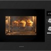 Inventum IMC6132FZWA - Inbouw combi-oven - Hetelucht - Magnetron - Grill - 32 liter - 45 cm hoog - Tot 220 graden - Zwart/RVS