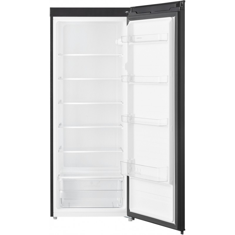 Inventum KK1420B kastmodel koelkast 230 liter - 142 cm hoog - Zonder vriesvak - Led-verlichting - 5 plateaus - Vrijstaand - Zwart