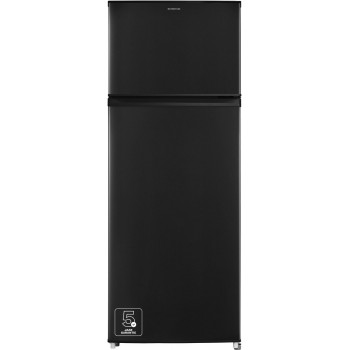 Inventum KV1430B koel-vriescombinatie 204 liter - 143 cm hoog - Vriesvak boven - Vrijstaand - Zwart