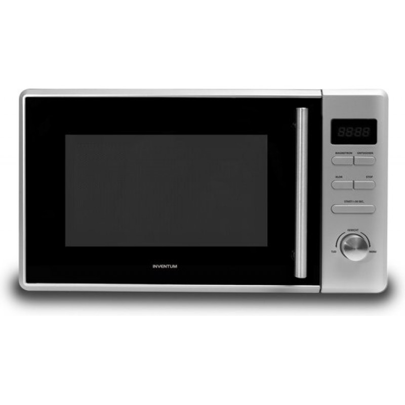 Inventum MN207S Solo magnetron - 20L - 800W - 8 kookprogramma's - Display - Ontdooifunctie - Zilver
