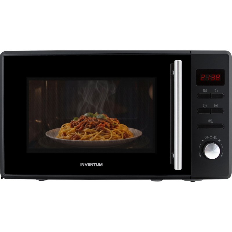 Inventum MN207SB Solo magnetron - 20L - 800W - 8 kookprogramma's - Display - Ontdooifunctie - Zwart