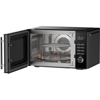 Inventum MN237CB - Vrijstaande combimagnetron - Heteluchtoven - Grill - 23 liter - 900 watt - 10 kookprogramma's - Zwart